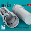 RESKIT RSU48-0467 F-4 (B, C, D, N) Phantom II exhaust nozzles for Zoukei-Mura kit (3D Printed) (1/48)